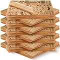 1000 Pcs 12 x 12 in Deli Wax Paper Sheets Brown - Grease Resistant
