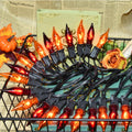 27.8Ft Orange and Purple Halloween Flame String Lights - Spooky