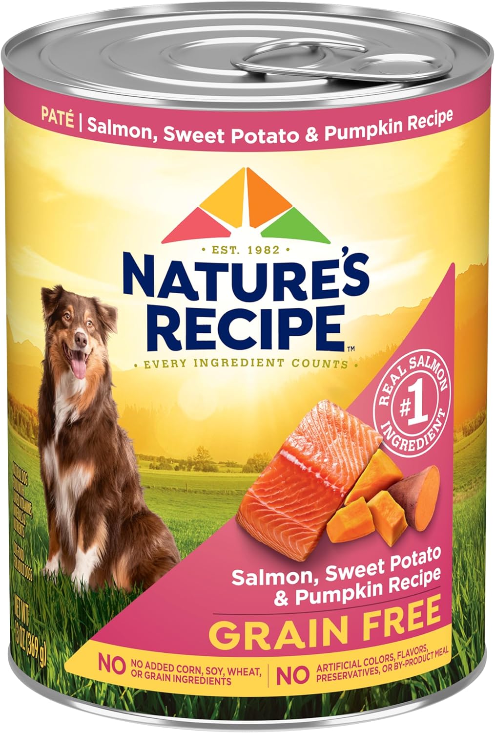 Nature's Recipe Grain Free Wet Dog Food with Salmon & Pumpkin