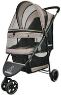ROODO 3-Wheel Pet Stroller for Small to Medium Dogs and Cats