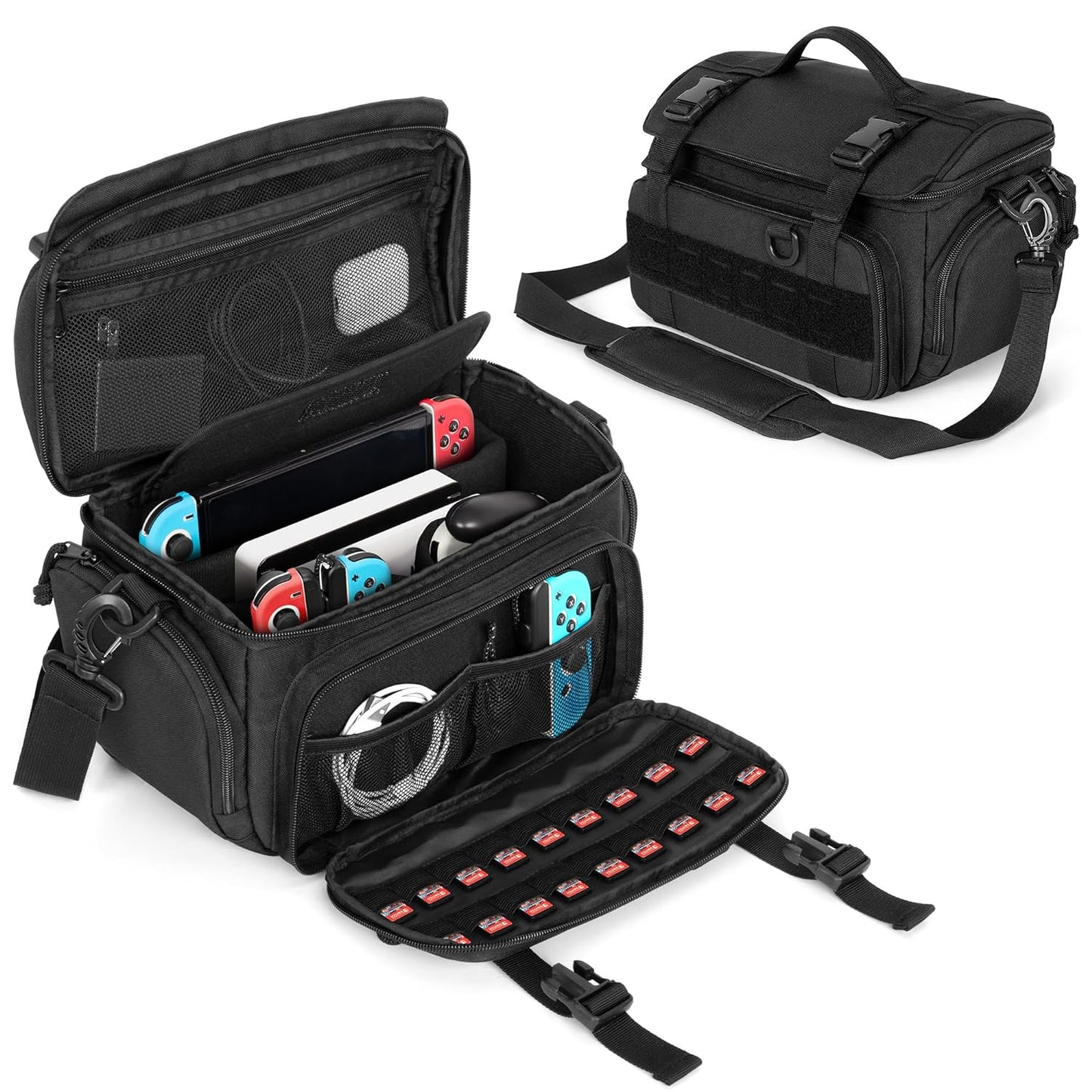 PGmoon Sling Carrying Case for Nintendo Switch and ASUS ROG Ally