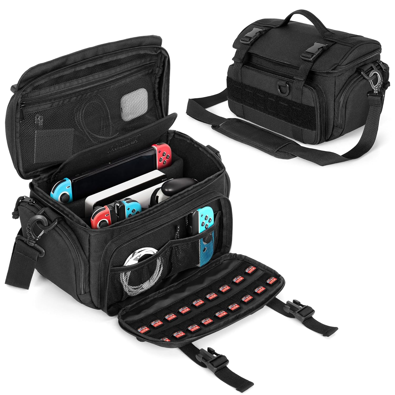 PGmoon Sling Carrying Case for Nintendo Switch and ASUS ROG Ally
