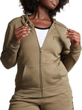 Victoria's Secret PINK Green Sweatshirt, Cozy Full Zip, Medium