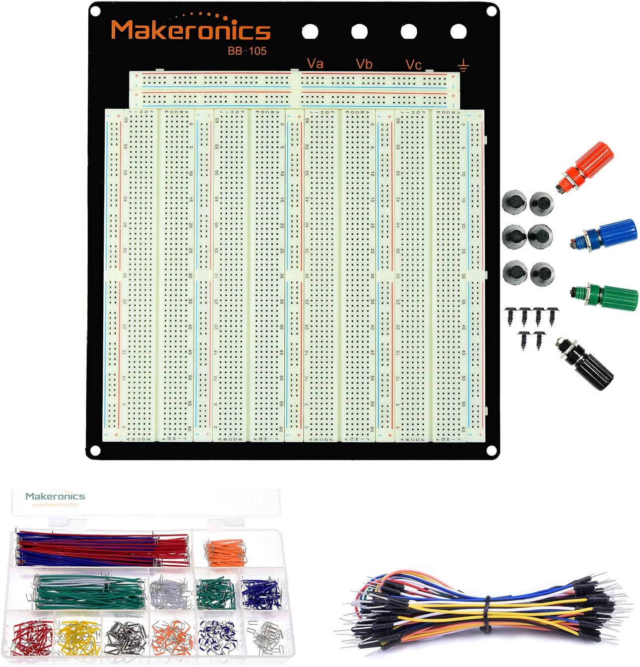 Makeronics Solderless 3220 Breadboard Kit for Arduino Prototyping