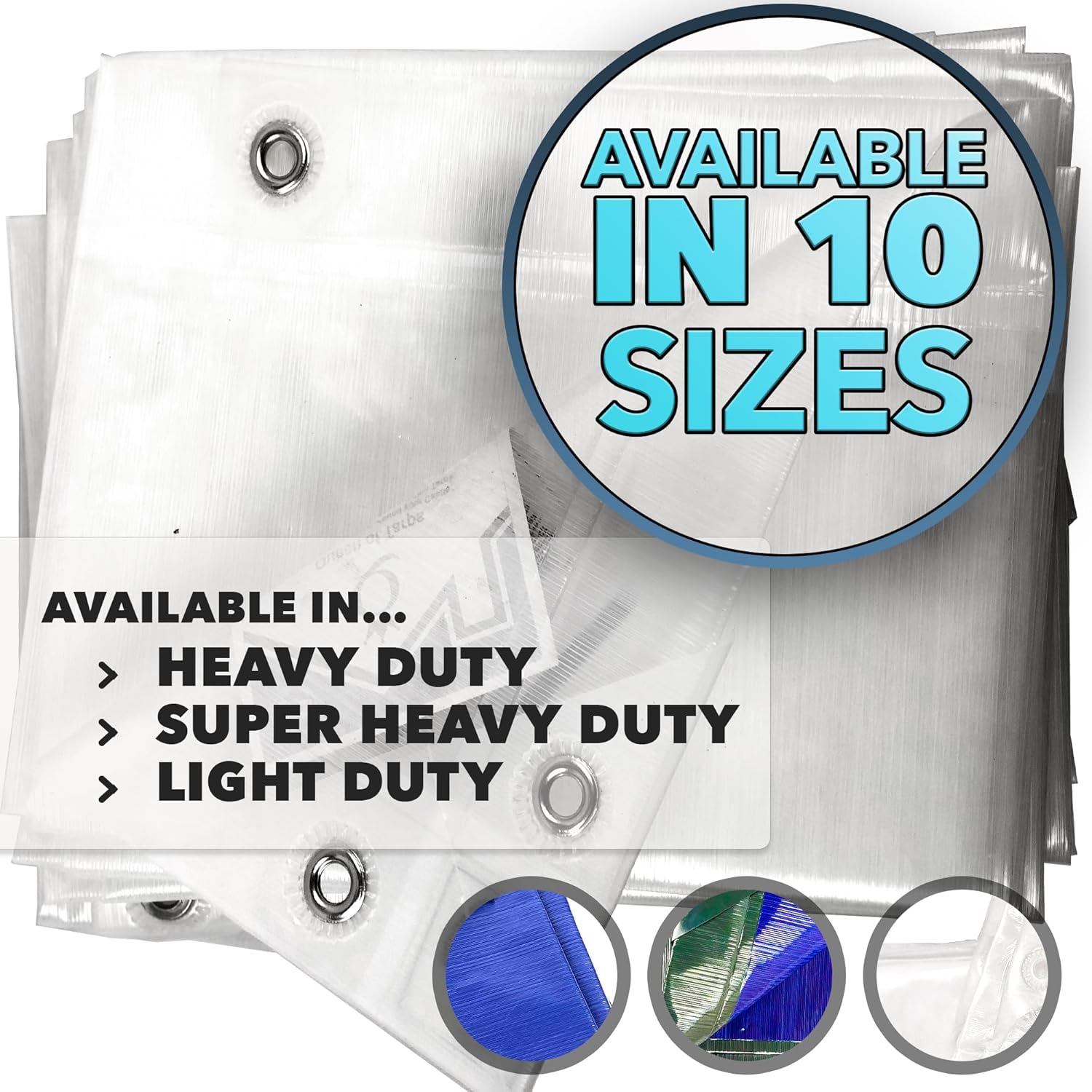 Super Heavy Duty Waterproof Tarp for Camping and Outdoor Use