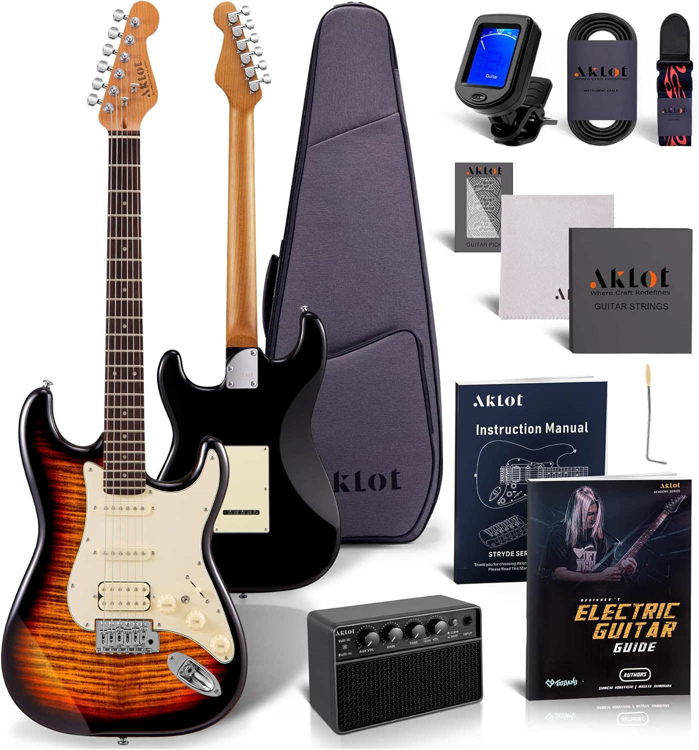 Stryde Electric Guitar with Coil-Split: Perfect for Beginners