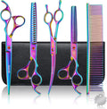 Professional Dog Grooming Scissors Set 7 in - 4-Piece Kit with Thinner