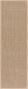 Seagrass Runner Rug 2ft 6in x 6ft - Natural Basketweave Runner