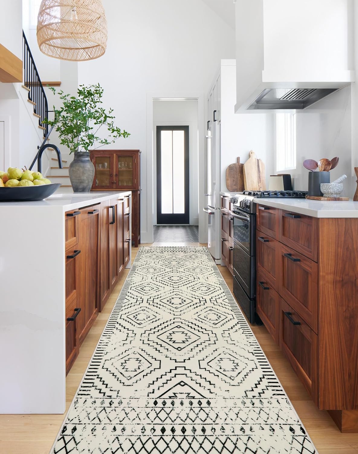 Wonnitar Moroccan Runner Rugs for Hallway - Stylish & Washable