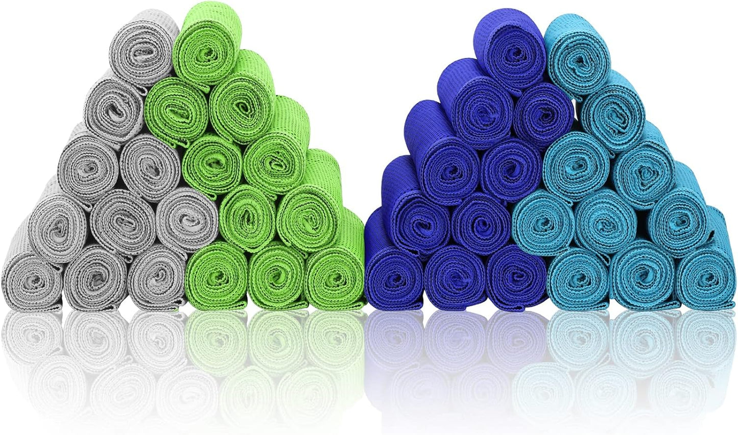 Cooling Towels 40 Pack for Sports, Travel, and Outdoor Activities