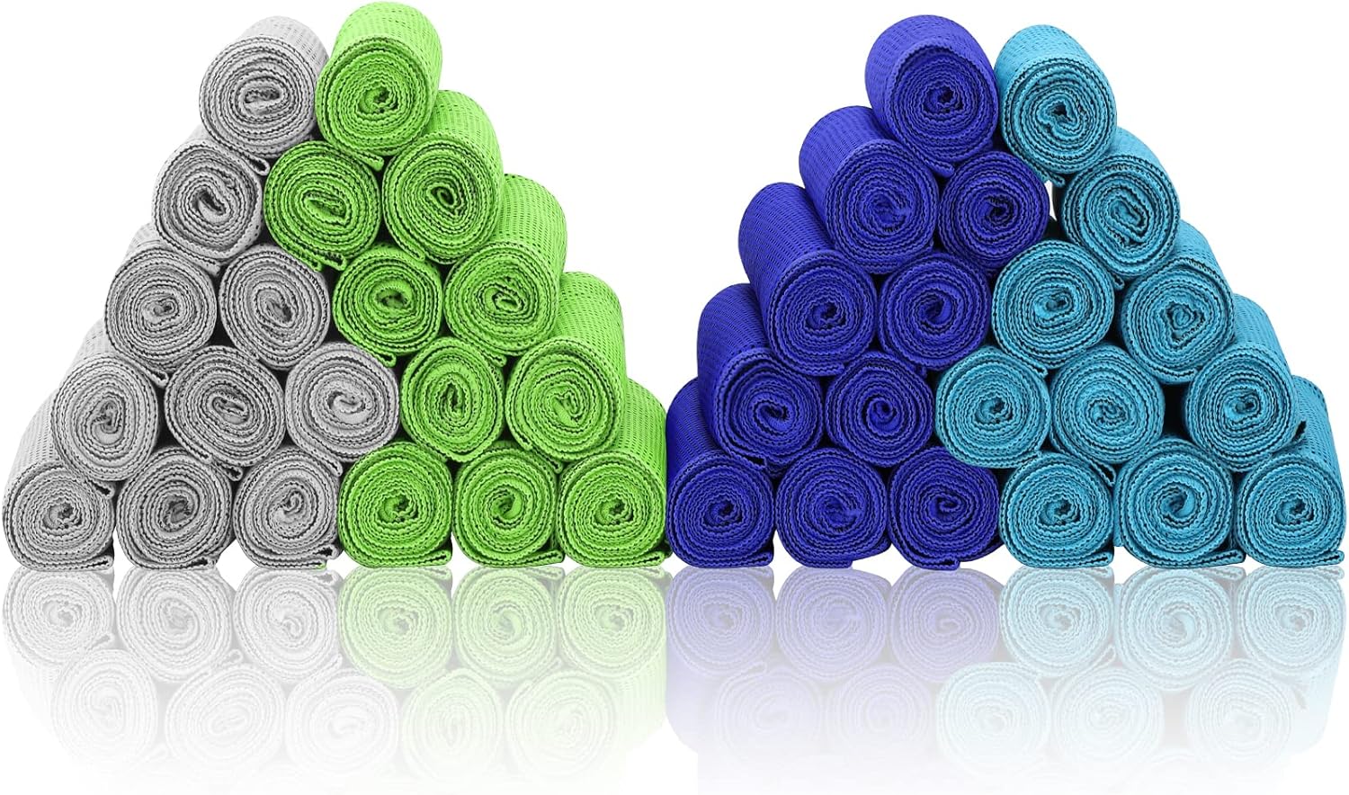 Cooling Towels 40 Pack for Sports, Travel, and Outdoor Activities