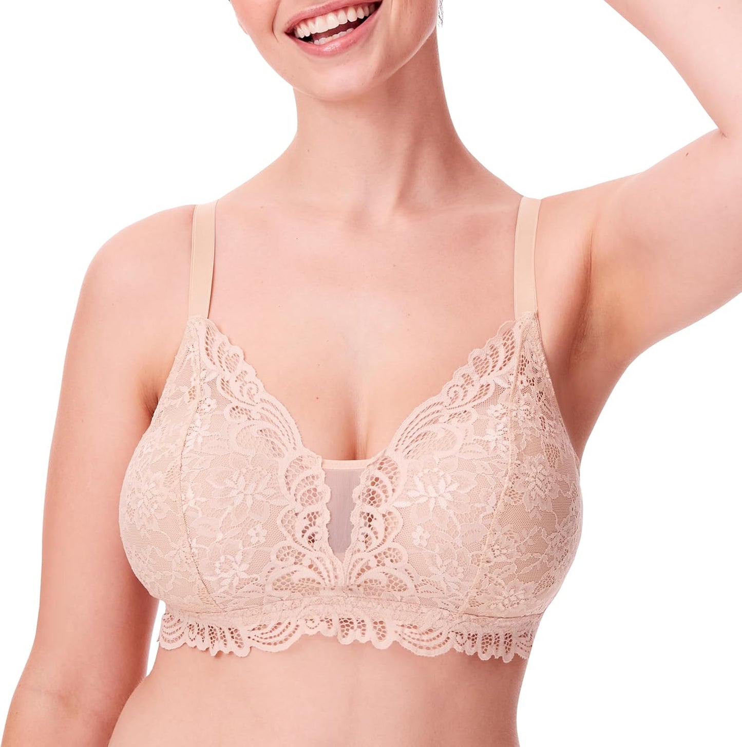 Bali Women's Lace Desire All Over Wire Free Bra Review