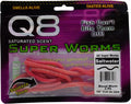 Q8 Super Bait Super Worms - Long-Lasting Scented Soft Bait