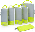 BAGSMART 6 Set Compression Packing Cubes - Space Saving Travel