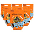 Gorilla Double-Sided Tape 1.41 in x 8 yd Pack of 6 - Heavy Duty