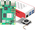 iRasptek Basic kit for Raspberry Pi 5 4GB with Case and Active Cooler