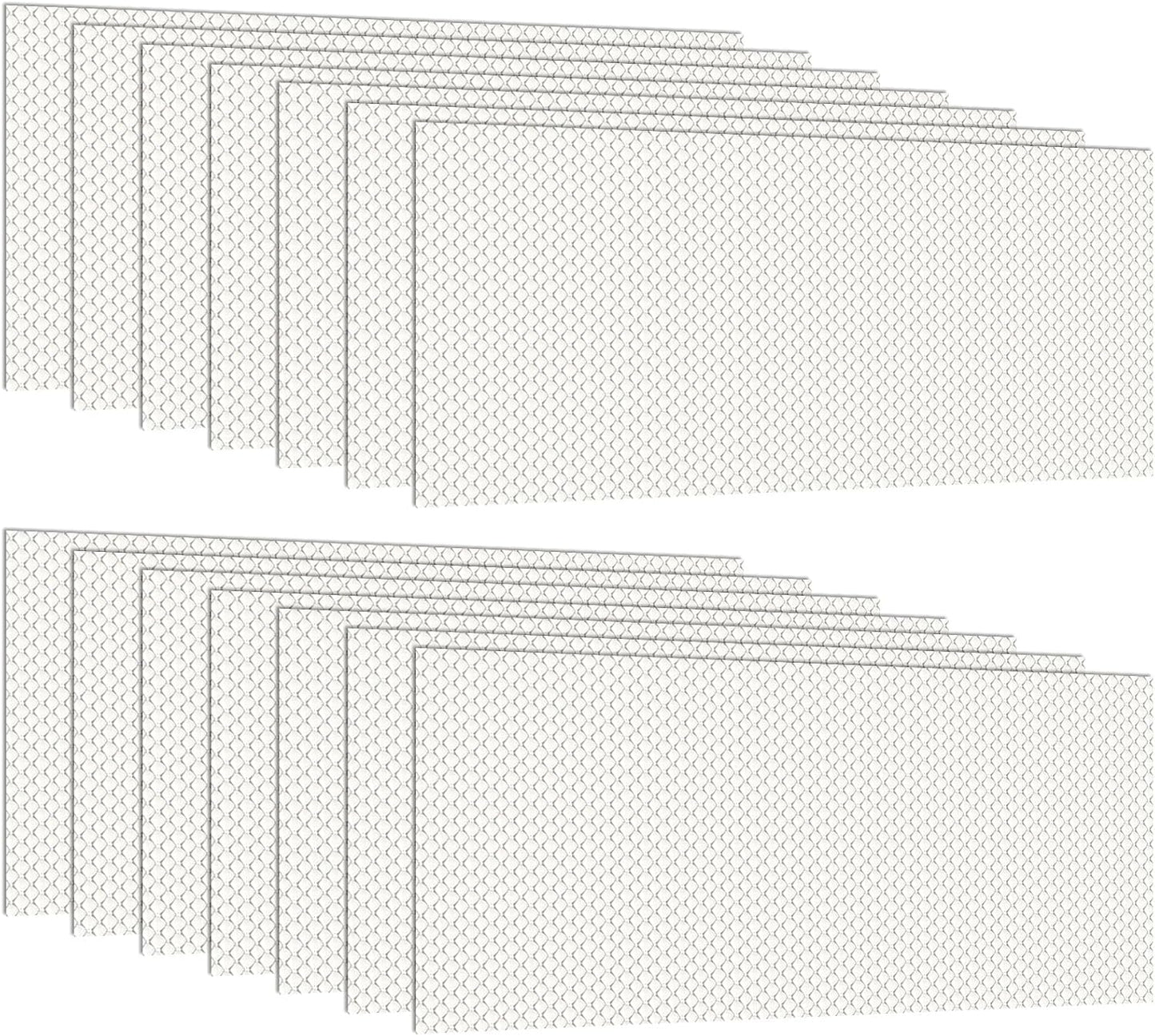 Pangda 8 Pack Replacement Fluorescent Light Covers for Fixtures