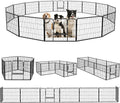 Tavata Heavy Duty Metal Dog Playpen Fence for Outdoor Use
