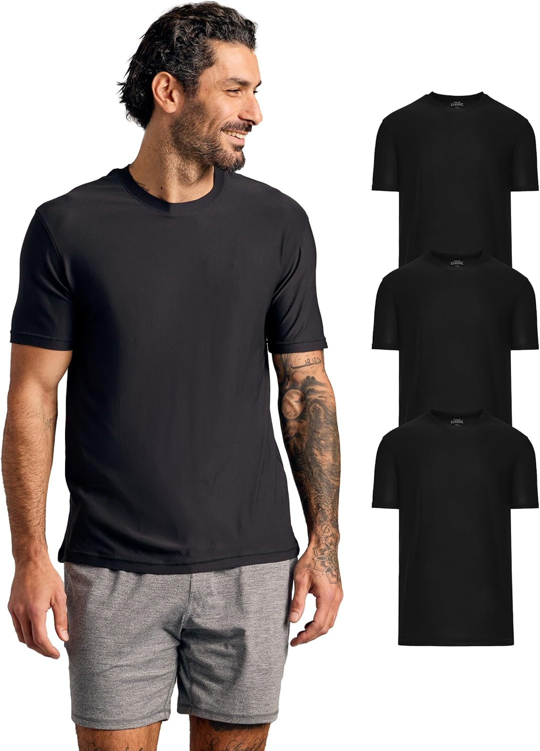 True Classic Workout Shirts for Men - Performance Fit & Comfort