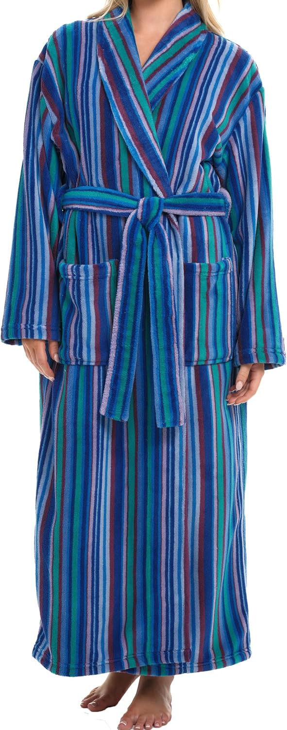 Plush Robe for Women by Alexander Del Rossa - Cozy Comfort