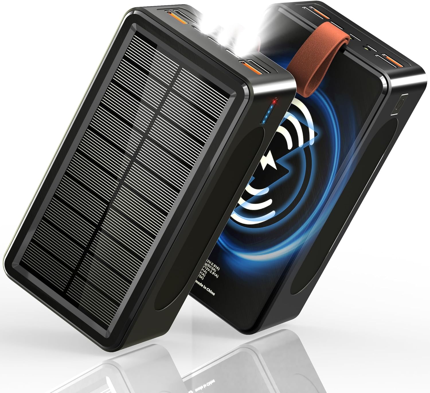 90000mAh High Capacity Power Bank with Solar Charger for Travel