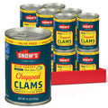Snow's Wild Caught Chopped Clams Canned 15 oz (Pack of 12)