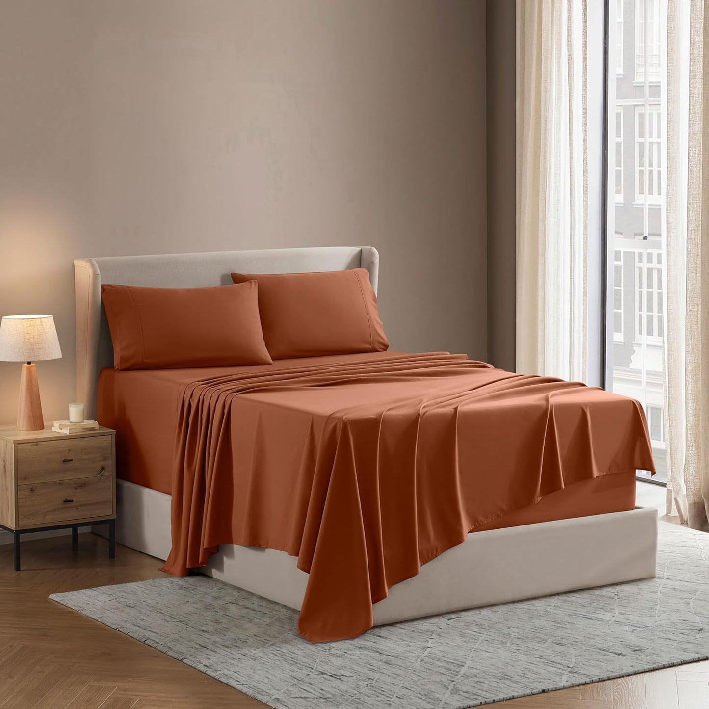 Nestl Short Queen Sheet Set - Ultra-Soft Microfiber Comfort