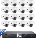 ONWOTE 16CH 4K 8MP PoE Security Camera System - Commercial 16-Cam Kit