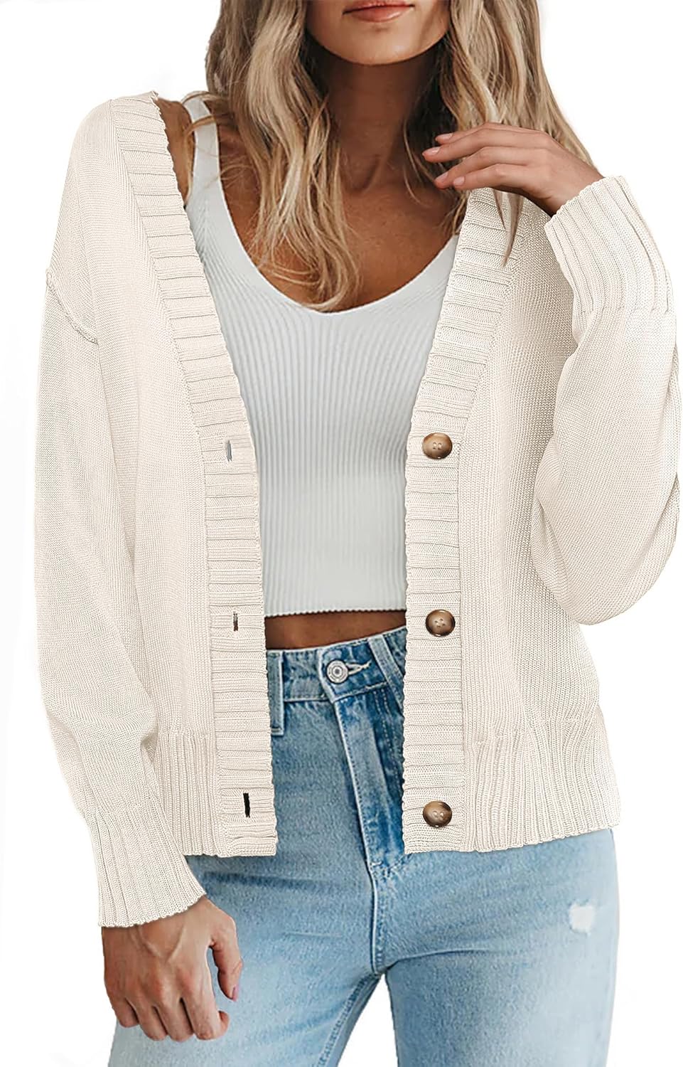 Zeagoo Women's Cropped Cardigan: Stylish Fall Sweater
