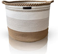 XXXL Laundry Basket Organizer 101L Cotton Rope Storage - Spacious