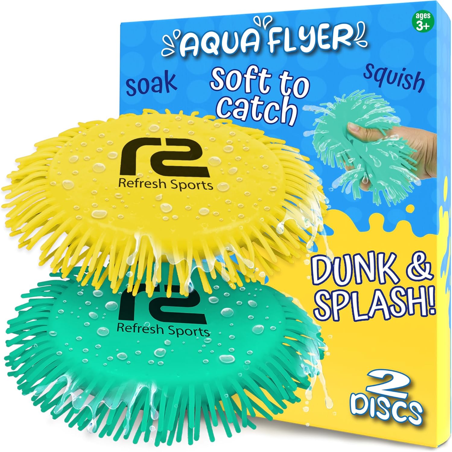 Splash Attack Discs: Water Soaking Fun!