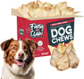 Natural Water Buffalo Ears for Dogs - 100 Count Chew Treats