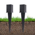 4x4 Fence Post Anchor Ground Spike 22in - Heavy Duty Rust-Resistant