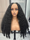 Afro Wig V Part Kinky Curly Wigs for Black Women 24in - 180% Density