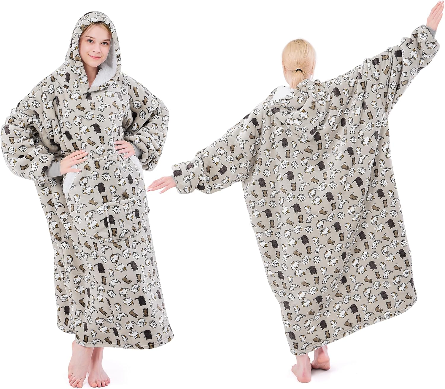 NORD ECO Cozy Oversized Hoodie Blanket ~ Cat