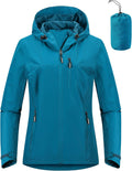 Outdoor Ventures Packable Rain Jacket Women Lightweight Waterproof let