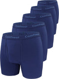Comfneat Men's Big & Tall Boxer Briefs 3XL-7XL - Supportive Cotton Fit