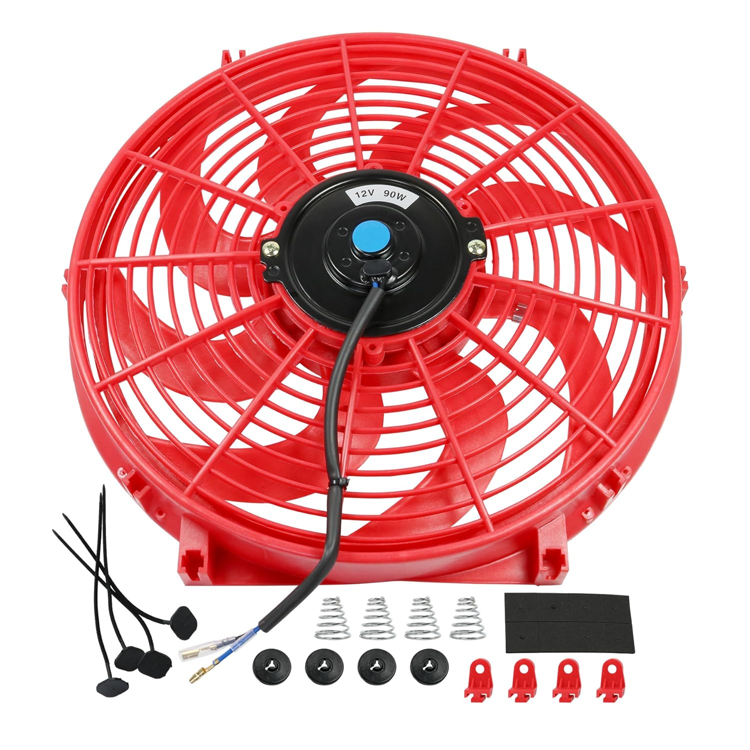 JDMSPEED 14 Inch Universal Slim Fan for Radiator Cooling Kit