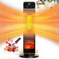 Space Heater 1500W Electric Fireplace Heater - Portable Warmth & Flame