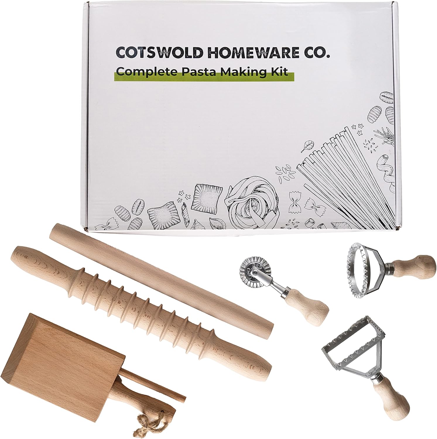 6-in-1 Pasta Making Set by Cotswold Homeware