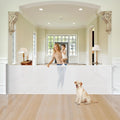 122in Extra Wide Retractable Baby Gate 34in Tall - Retractable Safety