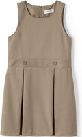 Girls Uniform Plaid Jumper - Durable, Easy-On School Staple