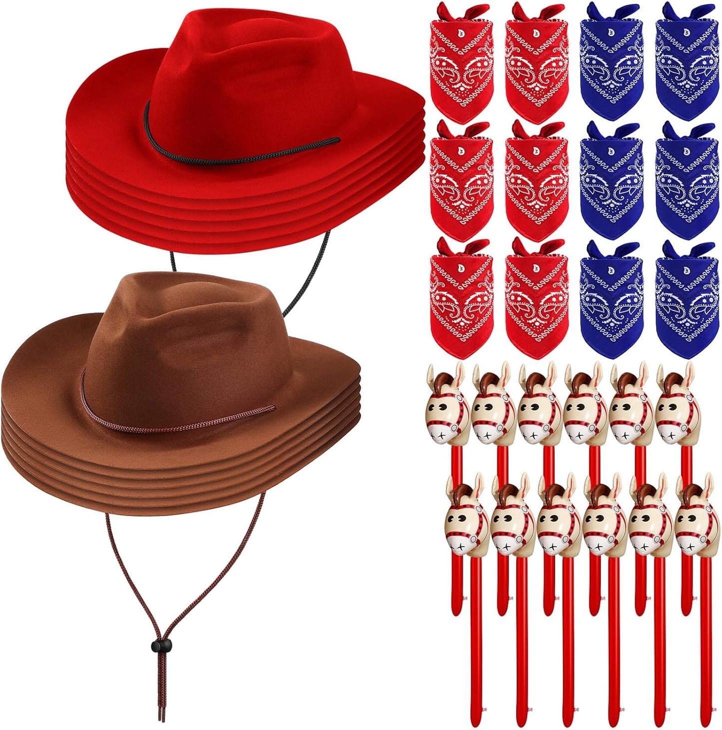 Xtinmee Cowboy Party Costume Set for Kids Halloween Fun