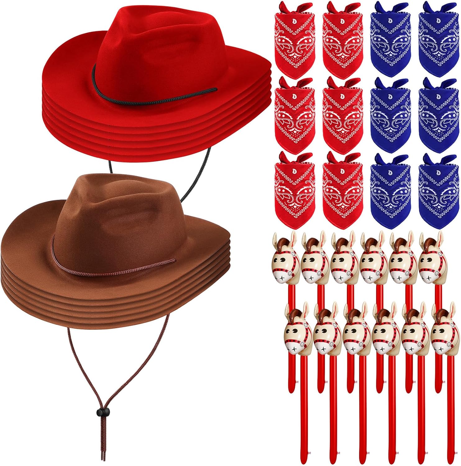 Xtinmee Cowboy Party Costume Set for Kids Halloween Fun