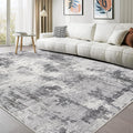 Washable Rug 8x10 Area Rug for Living Room - Soft Modern Neutral