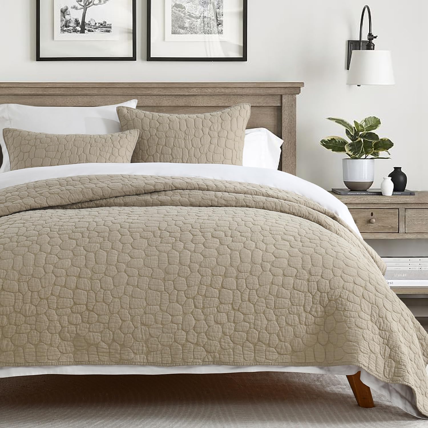 100% Cotton Quilt Set King Size for Cozy All Seasons Use