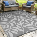 Outdoor Rug 9x18ft Reversible Waterproof Mat - Durable Patio Carpet