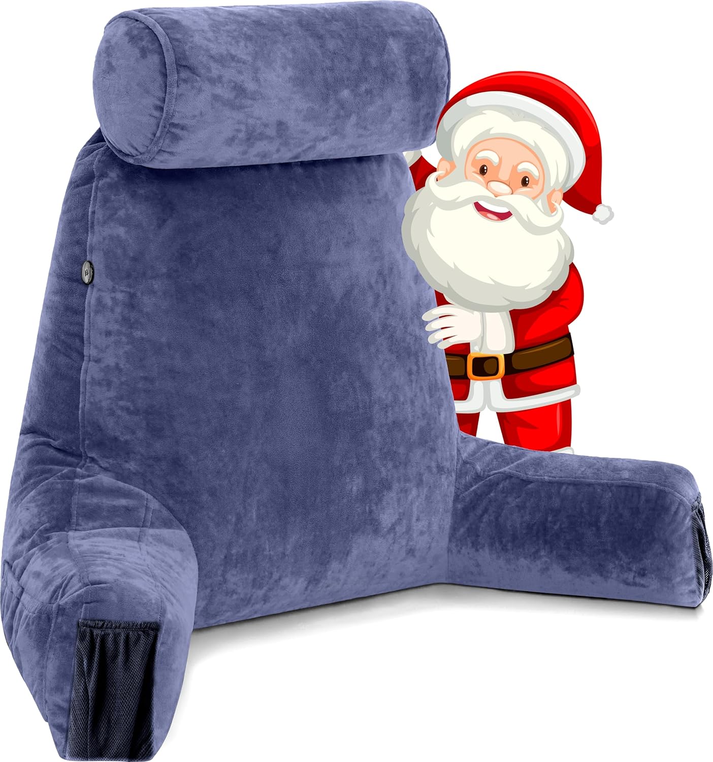 Husband Pillow Medium Dark Blue - Ultimate Backrest for Comfort