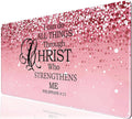 Large Pink Desk Mat Extended Mouse Pad - Waterproof XXL Desk Pad