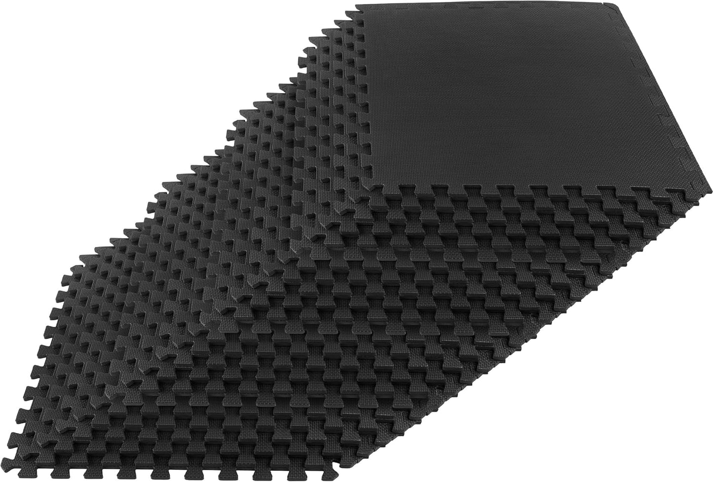 EVA Foam Mat Tiles 24-Pack for Garage, Playroom, or Gym Use